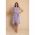 Rochie Midi Cu Imprimeu Buline, Liliac
