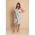 Rochie Midi Cu Imprimeu Buline, Alba