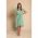 Rochie Midi Cu Imprimeu Buline, Verde Deschis
