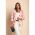 Blazer Lung Cu Guler Clasic Turina, Rosu