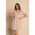 Rochie Mini Eleganta Cu Maneci Scurte, Umeri Deschisi Si Bretele Cecina, Bej