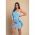 Rochie Mini Eleganta Cu Volane Ricaletta, Albastru Deschis
