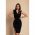 Rochie Mini Eleganta Teverina, Neagra