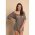Rochie Mini Tricotata Cu Maneci Scurte, Gri