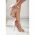 Sandale Cu Toc Inalt Si Lanturi Decorative, Albe