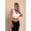 Sutien Sport Cu Cupe Captusite, Alb