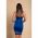 Rochie Mini StrÃ¢mtÄƒ, AlbastrÄƒ