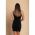 Rochie Mini StrÃ¢mtÄƒ, NeagrÄƒ