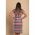 Rochie De Plaja Cu Imprimeu, Roz