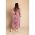 Rochie Maxi Cu Imprimeu Floral, Roz