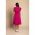Rochie Midi Cu Imprimeu Buline, Fucsia
