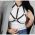 Centura Ham Cu Inele Metalice, Art2137, Neagra