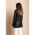 Geaca Din Imitatie De Piele,  Neagra