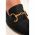 Mocasini Eleganti Cu Detaliu Decorativ, Negru