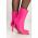 Botine Elegante Cu Toc, Roz
