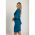Rochie Mini Eleganta Varsavia, Albastru Petrol