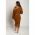 Set Elegant De Top Larg È˜i FustÄƒ StrÃ¢mtÄƒ, Camel