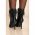 Botine Elegante Cu Toc Inalt, Negre