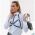 Centura Ham Cu Inele Metalice, Art2137, Neagra