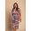Rochie De Plaja Cu Imprimeu, Roz
