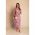 Rochie Maxi Cu Imprimeu Floral, Roz