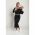 Set Elegant De Top Larg È˜i FustÄƒ StrÃ¢mtÄƒ, Negru