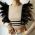 Sutien Cu Bretele Elastice Cu Pene, Art2139, Negru