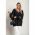Top Lejer Cu Imprimeu Geometric, Negru