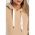 Rochie Midi Din Bumbac, Bej