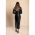 Rochie Midi Eleganta Din Imitatie De Satin, Neagra