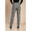 Pantaloni Eleganti Cu Imprimeu, Gri