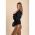 Top Cu Imprimeu Geometric, Negru
