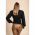 Top Cu Imprimeu Geometric, Negru