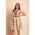 Rochie Mini Din Imitatie De Satin, Bej