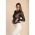 Body Transparent Cu Strasuri, Negru/Argintiu