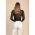 Body Transparent Cu Strasuri, Negru