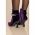 Botine Cu Toc ÃŽnalt, Violet
