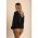 Top Lejer Cu Imprimeu Geometric, Negru