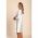 Rochie Mini ElegantÄƒ Din Imitatie De Satin, Alba