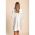 Rochie Mini ElegantÄƒ Din Imitatie De Satin, Alba