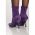 Botine Cu Toc ÃŽnalt, Violet