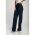 Pantaloni Lungi Eleganti Cu Picior Drept, Albastru Inchis