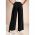 Pantaloni Lungi Eleganti Cu Nasturi, Negru
