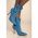Botine Cu Toc Inalt, Albastre