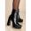 Botine Cu Toc Inalt, Negre