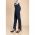 Pantaloni Eleganti Cu Talie Elastica, Albastru Inchis
