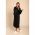 Rochie Midi Din Bumbac, Neagra