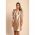 Rochie Mini ElegantÄƒ Din Imitatie De Satin, Bej