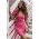 Rochie Mini ElegantÄƒ Cu MÃ¢neci Bufante, Roz