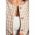 Blazer Scurt Din Tweed, Bej